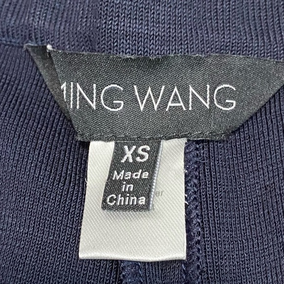 MING WANG - RICH NAVY SLACKS - SIZE XS - B21 - Picture 10 of 12